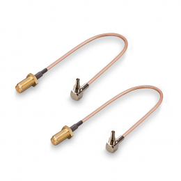 Комплект перехідників CRC9 / SMA-female (RG316) для MIMO антени