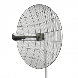 Параболічна 4G LTE MIMO антена Kroks KNA30-1700/2700 посиленням 30 dBi (1700 - 2700 МГц)